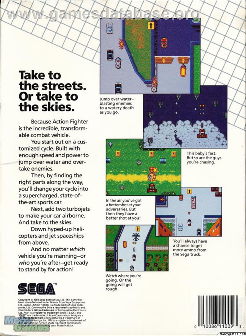 Action Fighter (1994) - Microsoft DOS - Artwork - Box Back