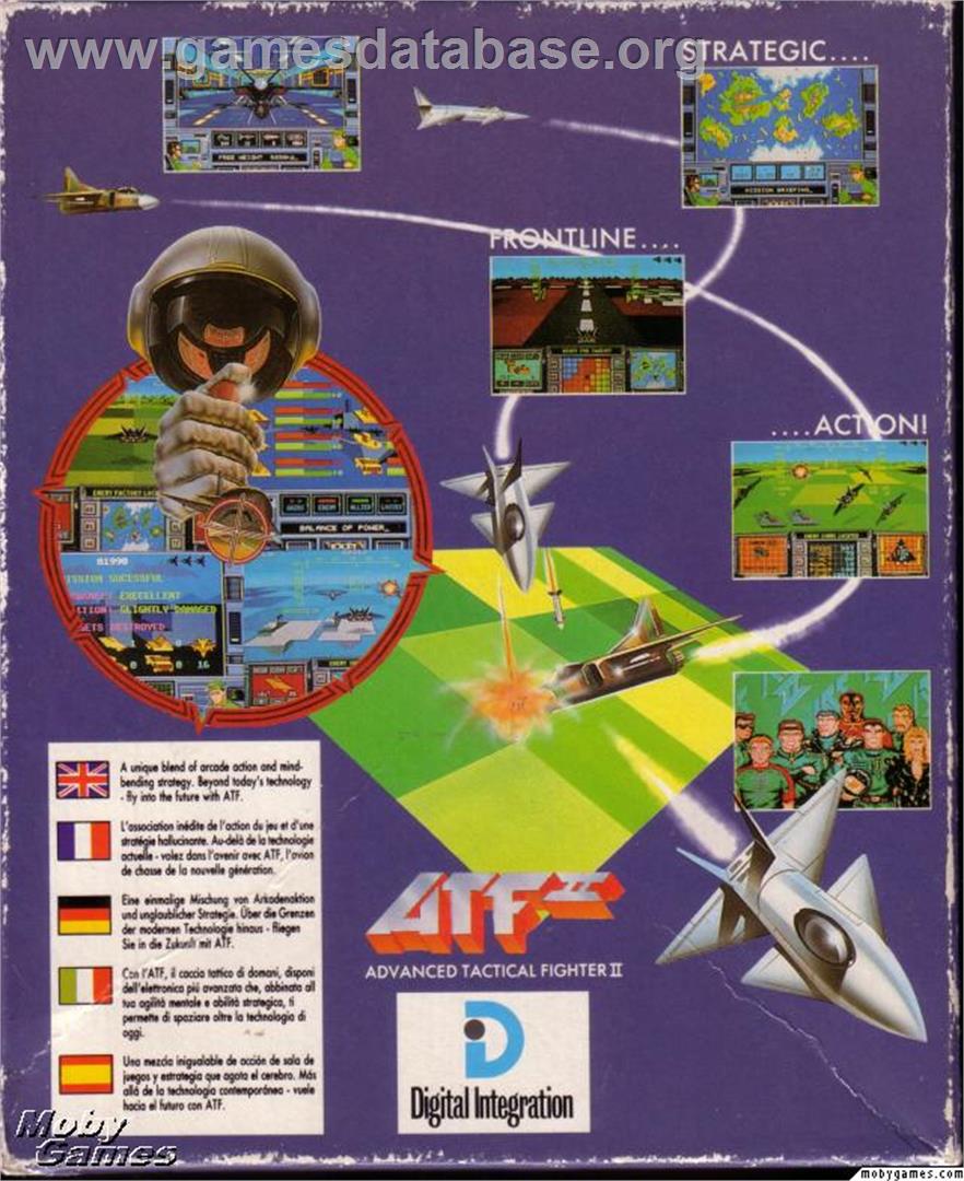 Airstrike USA - Microsoft DOS - Artwork - Box Back
