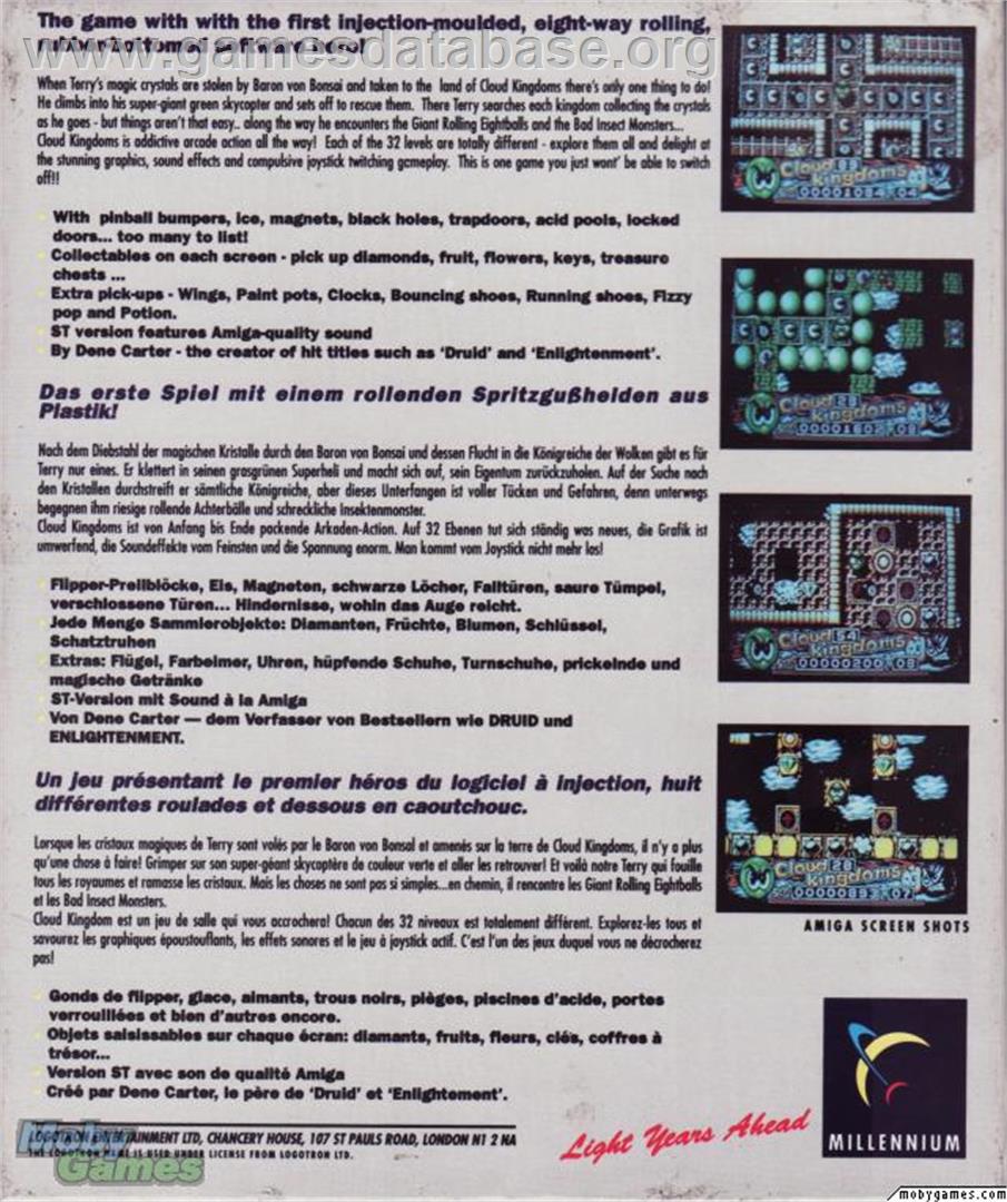 Cloud Kingdoms - Microsoft DOS - Artwork - Box Back
