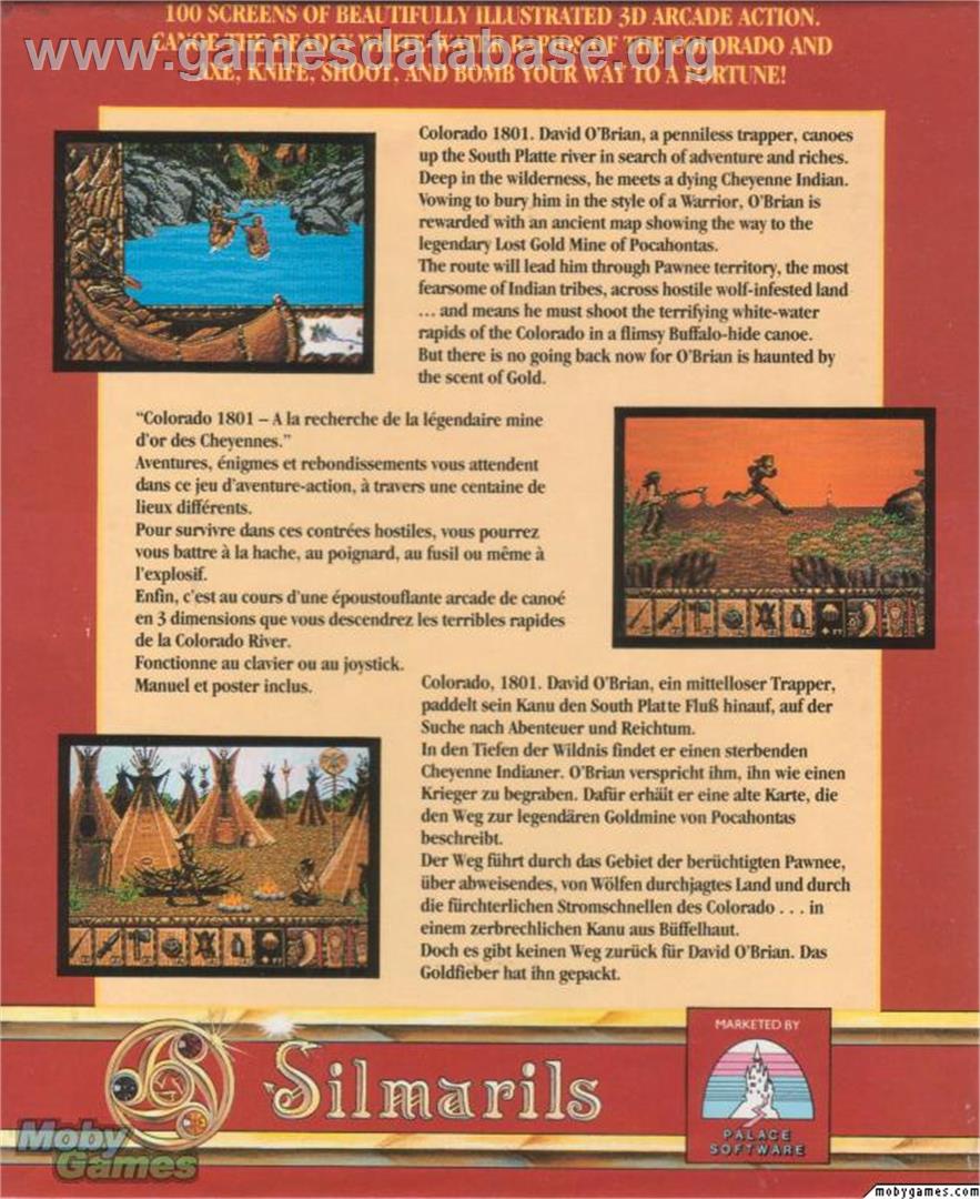 Colorado - Microsoft DOS - Artwork - Box Back