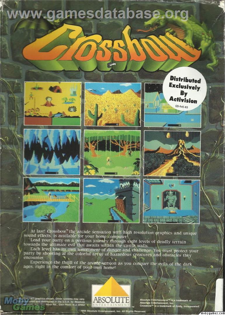 Crossbow - Microsoft DOS - Artwork - Box Back