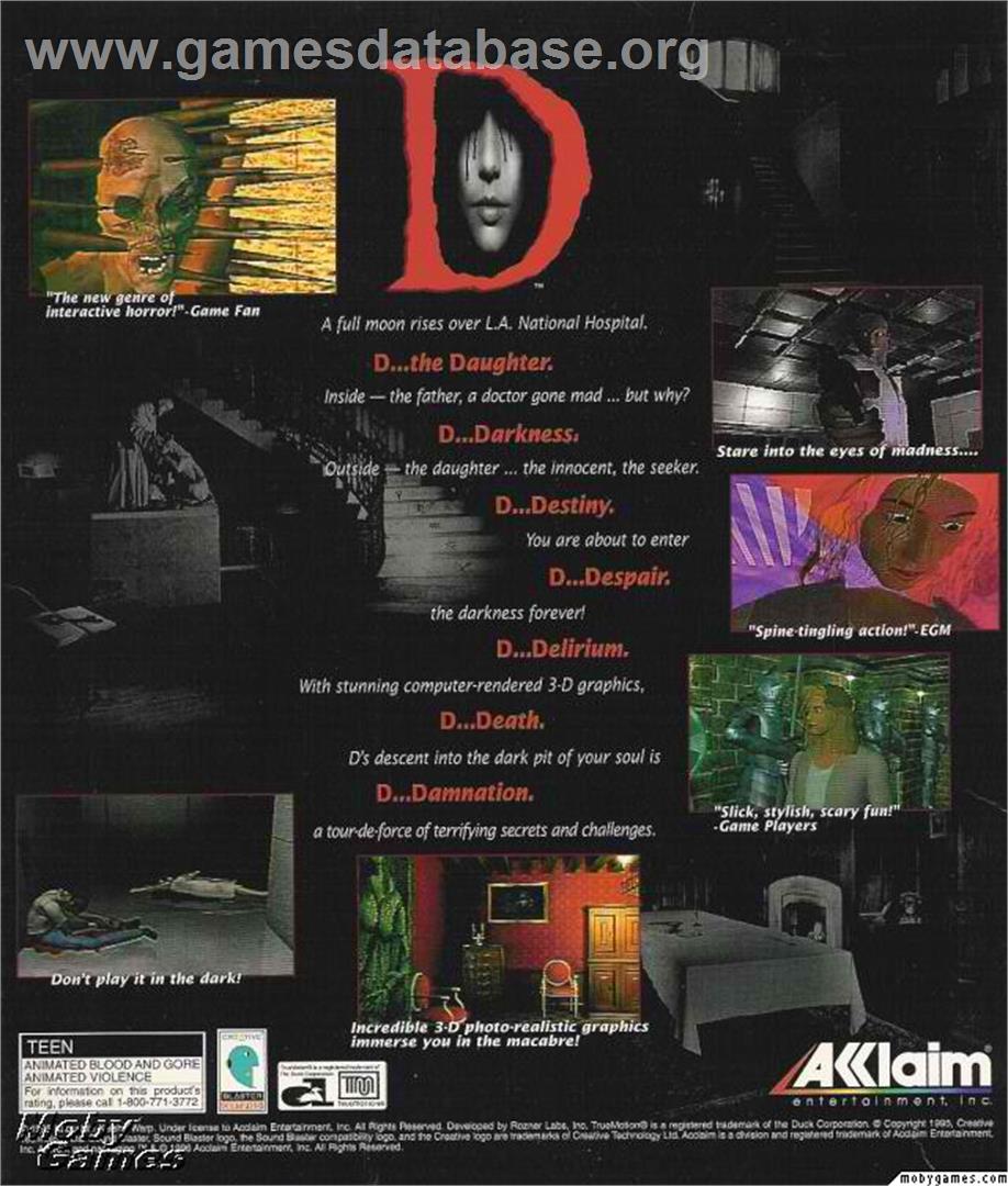D - Microsoft DOS - Artwork - Box Back