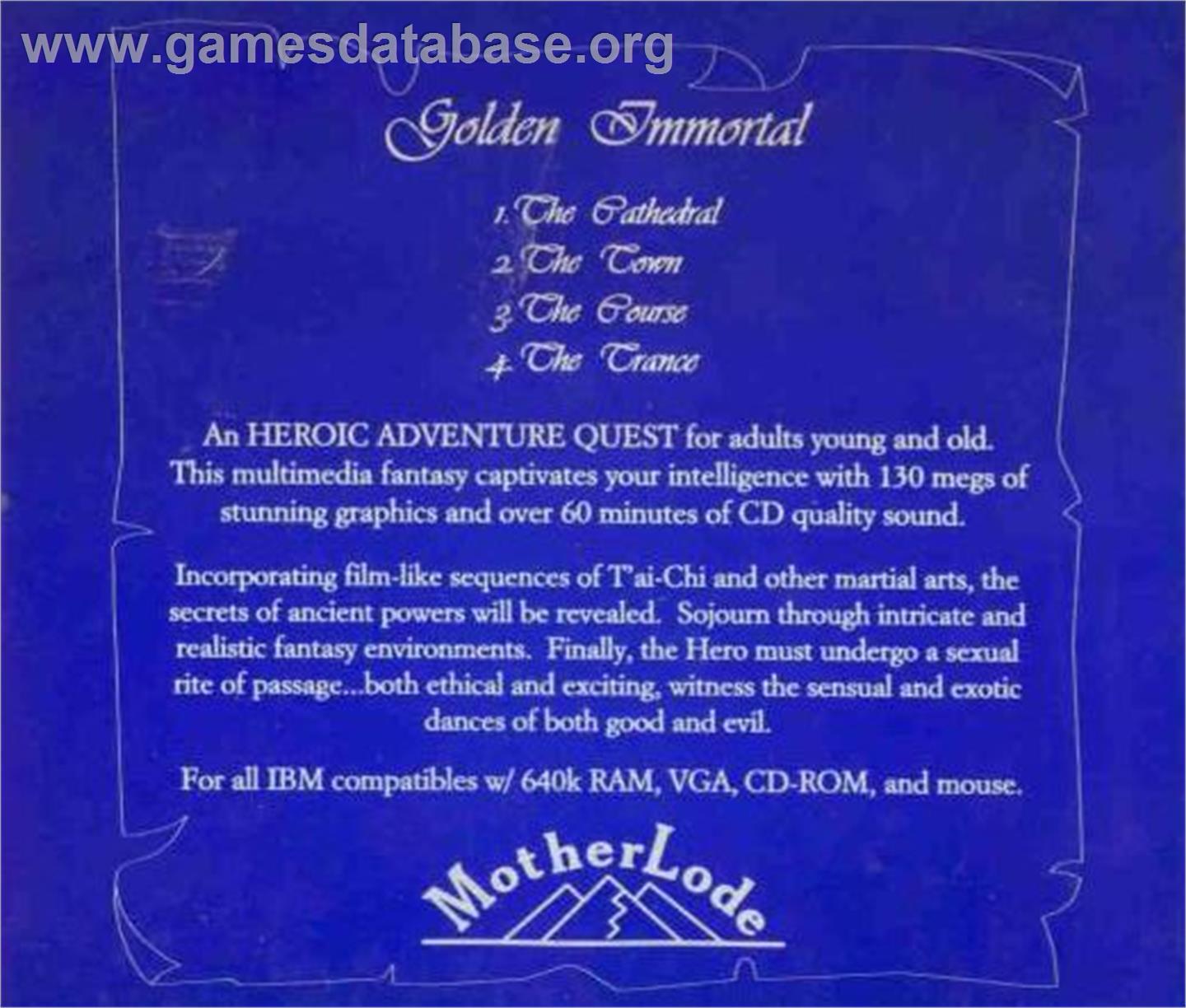 Dark Convergence 2, The - Microsoft DOS - Artwork - Box Back