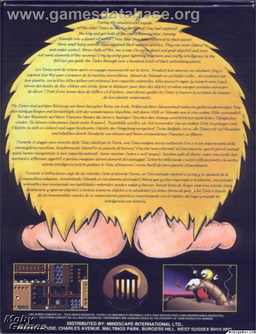 Fury Of The Furries - Microsoft DOS - Artwork - Box Back