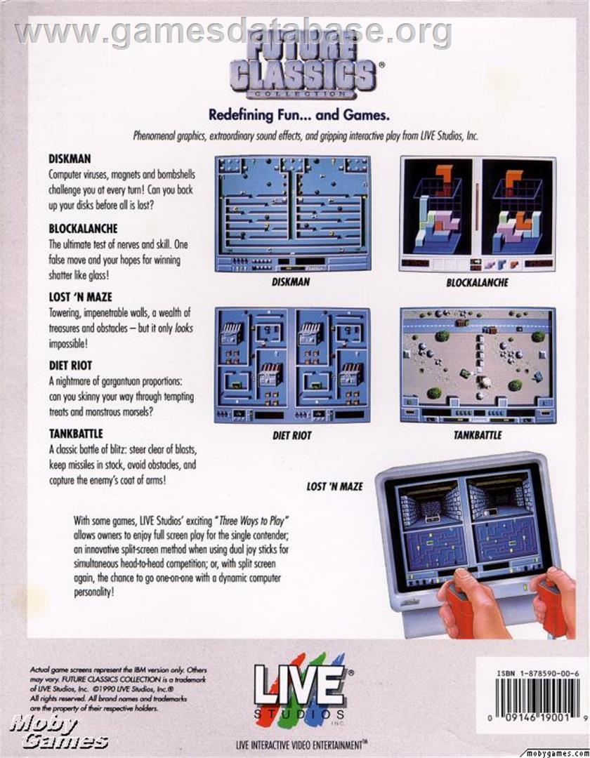 Future Classics Collection - Microsoft DOS - Artwork - Box Back