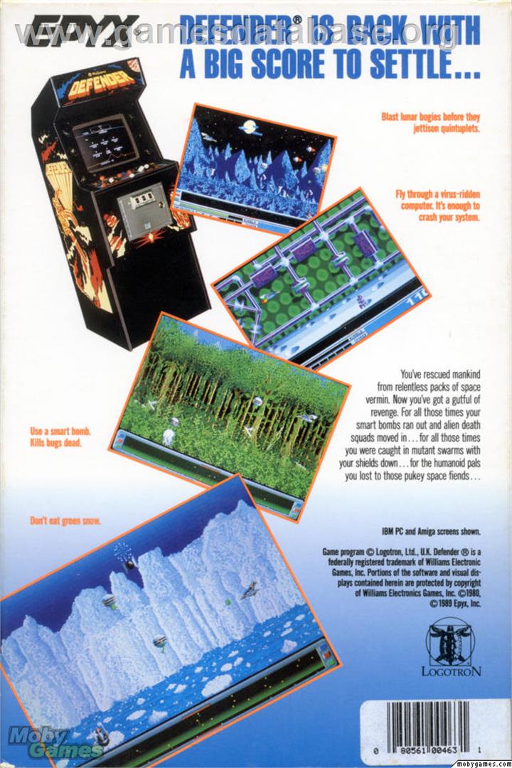StarRay - Microsoft DOS - Artwork - Box Back