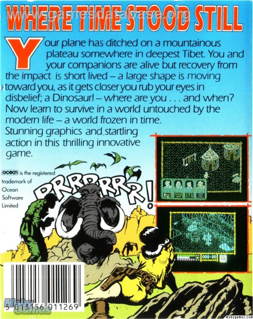 Where Time Stood Still - Microsoft DOS - Artwork - Box Back