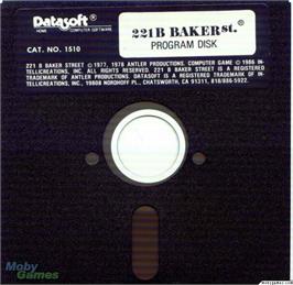 Artwork on the Disc for 221B Baker St. on the Microsoft DOS.