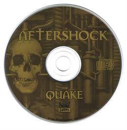 Artwork on the Disc for Aftershock for Quake on the Microsoft DOS.