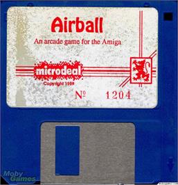 Artwork on the Disc for Airball on the Microsoft DOS.