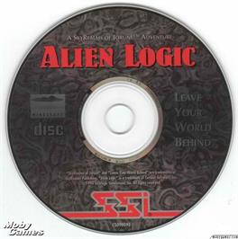 Artwork on the Disc for Alien Logic on the Microsoft DOS.