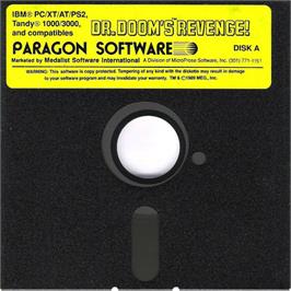 Artwork on the Disc for Amazing Spider-man And Captain America In Dr. Doom's Revenge!, The on the Microsoft DOS.