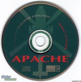 Artwork on the Disc for Apache Longbow on the Microsoft DOS.