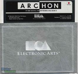 Artwork on the Disc for Archon - The Light and the Dark on the Microsoft DOS.
