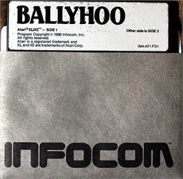 Artwork on the Disc for Ballyhoo on the Microsoft DOS.