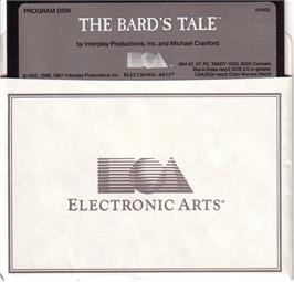 Artwork on the Disc for Bard's Tale, The on the Microsoft DOS.