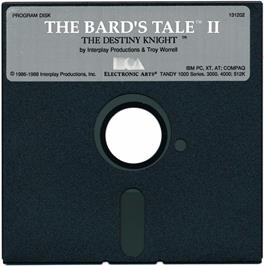 Artwork on the Disc for Bard's Tale 2 - The Destiny Knight, The on the Microsoft DOS.