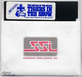 Artwork on the Disc for Battle Of The Bulge, The - Tigers In The Snow on the Microsoft DOS.