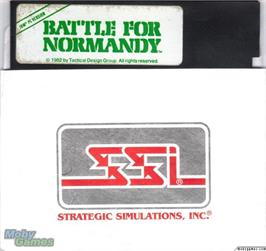 Artwork on the Disc for Battle for Normandy on the Microsoft DOS.