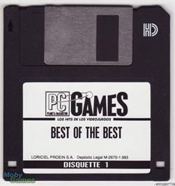 Artwork on the Disc for Best of the Best Championship Karate on the Microsoft DOS.