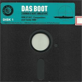Artwork on the Disc for Boot, Das - German U-boat Simulation on the Microsoft DOS.