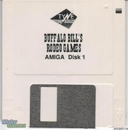Artwork on the Disc for Buffalo Bill's Wild West Show on the Microsoft DOS.