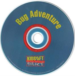 Artwork on the Disc for Bug Adventure on the Microsoft DOS.