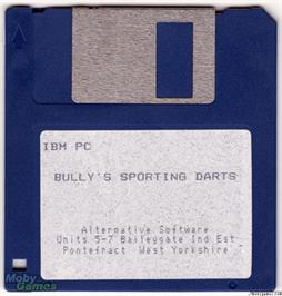 Artwork on the Disc for Bully's Sporting Darts on the Microsoft DOS.