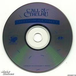 Artwork on the Disc for Call of Cthulhu - Shadow of the Comet on the Microsoft DOS.