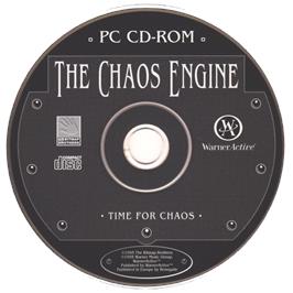Artwork on the Disc for Chaos Engine, The on the Microsoft DOS.