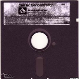 Artwork on the Disc for Classic Concentration on the Microsoft DOS.