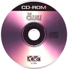 Artwork on the Disc for Clue!, The on the Microsoft DOS.