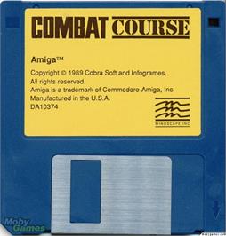 Artwork on the Disc for Combat Course on the Microsoft DOS.