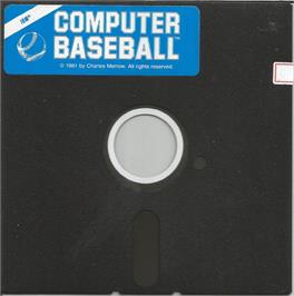 Artwork on the Disc for Computer Baseball on the Microsoft DOS.