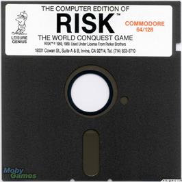 Artwork on the Disc for Computer Edition Of Risk - World Conquest Game, The on the Microsoft DOS.