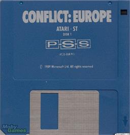 Artwork on the Disc for Conflict - Europe on the Microsoft DOS.