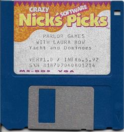 Artwork on the Disc for Crazy Nick's Software Picks on the Microsoft DOS.