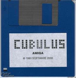 Artwork on the Disc for Cubulus on the Microsoft DOS.