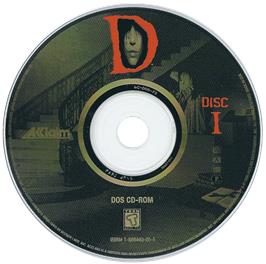 Artwork on the Disc for D on the Microsoft DOS.