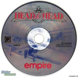 Artwork on the Disc for Dawn Patrol Head To Head on the Microsoft DOS.