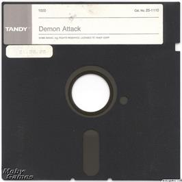 Artwork on the Disc for Demon Attack on the Microsoft DOS.