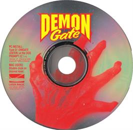 Artwork on the Disc for Demon Gate - 666 New Levels For Doom And Doom 2 on the Microsoft DOS.