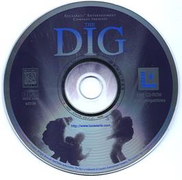Artwork on the Disc for Dig, The on the Microsoft DOS.