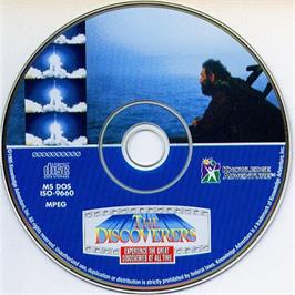 Artwork on the Disc for Discoverers, The on the Microsoft DOS.