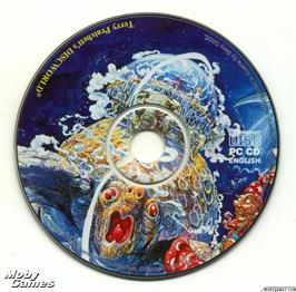 Artwork on the Disc for Discworld on the Microsoft DOS.
