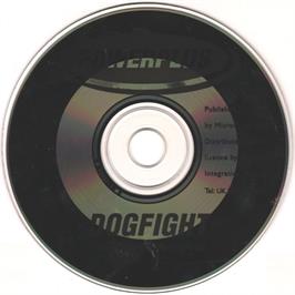 Artwork on the Disc for Dogfight - 80 Years of Aerial Warfare on the Microsoft DOS.
