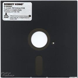 Artwork on the Disc for Donkey Kong on the Microsoft DOS.