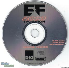 Artwork on the Disc for EF2000 Evolution on the Microsoft DOS.