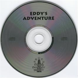 Artwork on the Disc for Eddy's Adventure on the Microsoft DOS.