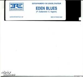 Artwork on the Disc for Eden Blues on the Microsoft DOS.